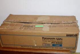 Panasonic Pv-5500 Vtg. Omnivision Portable Vhs Vcr Set- Pv-5000 And Pv-a500 With Box