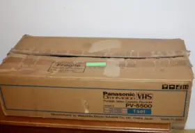 Pv-a500 Panasonic Pv-5500 Vtg. Omnivision Portable Vhs Vcr Set- Pv-5000 And With Box