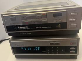 Panasonic Pv-6600 Vtg Pv-6000 Portable Video Cassette Recorder Tuner With Remote And Box