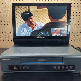 Panasonic Pv-7400 4 Head Omnivision Vhs Vcr Player. Tested