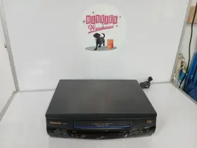 Pv-8455 Panasonic Blue Line 4 Head Hi-fi Vhs Omnivision Co/ax Tested No Remote