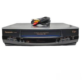 Panasonic Pv-8455s Vcr Vhs 4 Head Player Recorder Blueline Omnivision Test Video
