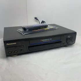 Pv-8550-k Panasonic Pv-8550 Blue Line Vcr Player 4-head Hi-fi Omnivision Tested Remote
