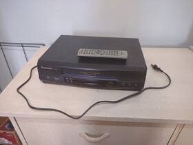 Panasonic Pv-945h Blue Line Vcr Vhs Player Recorder Av Cables Tested With Remote