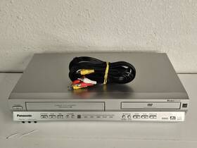 Panasonic Pv-d4735s Vhs Vcr Dvd Combo Player With Av Cables No Remote