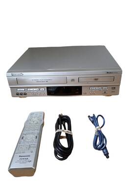 Panasonic Pv-d4752 Dvd Vcr Combo Double Feature Recorder Hifi Stereo Remote Good