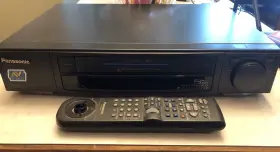 Pv-s7680 Panasonic Omnivision Svhs Vhs S-vhs Vcr Dynamorphous Metal Head Working
