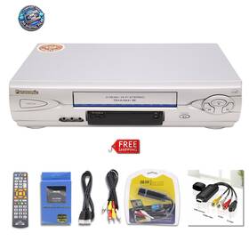 Panasonic Pv-v-4603s Vcr Player Converts Vhs To Digital File By Usb 2.0 Capture Converter
