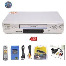 Pv-v-4603s Panasonic Vcr Player Converts Vhs To Digital File By Usb 2.0 Capture Converter