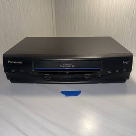 Panasonic Pv-v4020 Omnivision Blue Line 4-head Vhs Hi-fi Vcr. Tested/works
