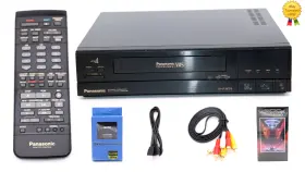 Pv-v4068 Panasonic Pv-4068 Vhs Vcr Player With Av To Hdmi Adapter And Remote - 1990