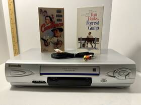 Panasonic Pv-v464s Omnivision Blue Line 4-head Vcr Player No Remote Tested