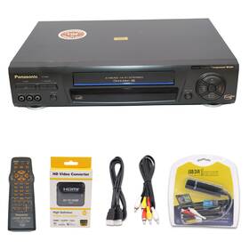 Panasonic Pv-v8660 Vcr Player Convert Vhs To Digital Usb Capture Av-hdmi Adapter