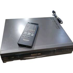 Panasonic Pv4002 Omnivision Pv-v4002 Vhs Vcr With Remote 4 Head