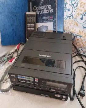 Pv8000 Panasonic Pva860 Vtg Pv8000/pva860 Portable Video Cassette Recorder Tuner Adapter 80s