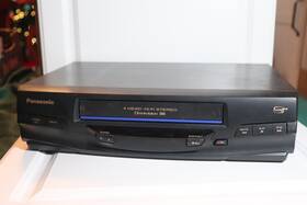 Panasonic Qx6187 Vcr Plus Pv-v4530s 4-head Hi-fi Stereo Vhs Blue Line Series No Remote