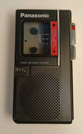 Panasonic Rn-115d Vintage Microcassette Tape Recorder Model - Tested / Works