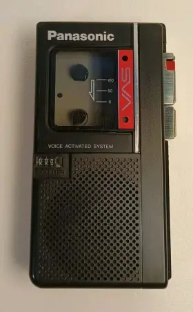 Rn-115d Panasonic Vintage Microcassette Tape Recorder Model - Tested / Works