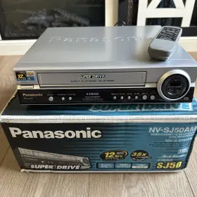 Sj50 Panasonic Super Drive Vhs Vcr 4 Head Player Recorder Multi System - Tested