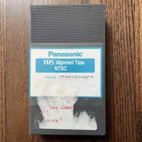 Vfm8080hqfp Panasonic Vhs Ntsc Alignment Tape
