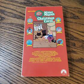 Paramount 12693 Vintage Mister Magoos Christmas Carol Vhs Video Cassette