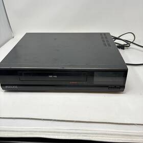Philco Vt3120at01 Vintage Black Osd Hq On Screen Display Vhs Player For Parts Only Japan