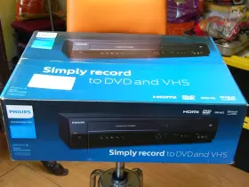 Dvdr3385v Philips Dvdr3385v/f7 New Dvd Recorder Vcr Combo 4 Head Hi Fi Stereo Hdmi Black
