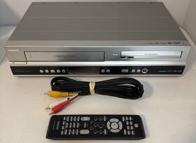 Philips Dvdr3545v Vhs Dvd Recorder With Hdmi Original Remote - Tested Great