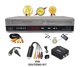 Philips Dvp3050v Dvd Vcr Transfer/convert Vhs To Digital File/dvd Av Usb Adapter Hdmi