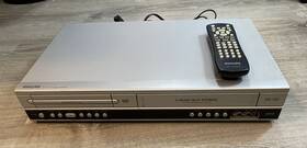 Philips Dvp3340v Dvd Vcr Combo 4 Head Hi-fi Vhs Player With Remote Tested
