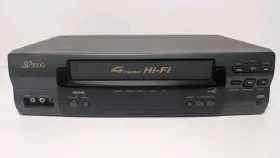 Svai06at21 Philips Video Vcr Vhs 4-head Hifi Cassette Recorder Sv2000 Tested Works