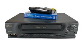 Philips Svb106at22 Sv2000 Vcr Vhs 4-head Hifi Video Cassette Recorder Player With Remote