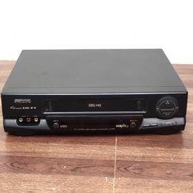 Philips Vct565 Vcr Hi-fi Stereo Video Cassette Recorder Vhs Hq Player Tested