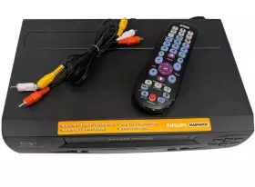 Vrx222at01 Philips Vpx222at01 Magnavox Vcr 4 Head Video Cassette Recorder Remote Rca Cable