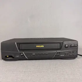 Vr220vcat1 Philips Vr220cat21 Rare Vhs Cassette Recorder Player Vcr Only Listing 2 Heads