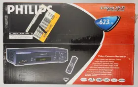 Vr623cat21 Philips Phillips Vhs Video Cassette Recorder Vr623c At21 - Brand New In Box Read Details