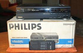 Philips Vr6595 Magnavox Hi Fi Stereo Vcr Including Remote
