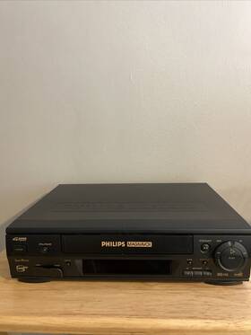 Philips Vra451 Magnavox At01 4headhi-fi Vcr Vhs Smart Picture No Remote