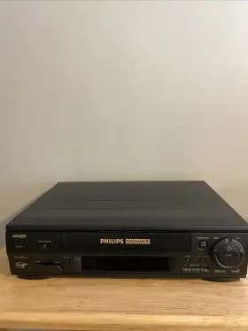 4headhi-fi Philips Vra451 Magnavox At01 Vcr Vhs Smart Picture No Remote