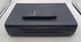 Vra611at Philips Magnavox Vcr Complete With Original Remote And Manual - Tested