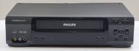 Philips Vrb611at24 4-head Vcr Vhs Player Recorder - No Remote Tested
