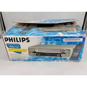 Philips Vrb612at Vcr Player 4 Head Hifi Stereo Vhs Recorder Lightly Used