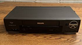 Philips Vrb664at21 Vcr No Remote Vintage Working
