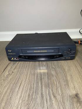 Philips Vrs631at22 Magnavox Video Cassette Recorder Player 4-head Hi-fi Stereo