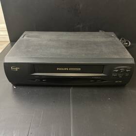 Philips Vrx222at23 Magnavox 4 Head Hi-fi Vcr Plus Model Vrx222at23. Eats Tape. Not Working