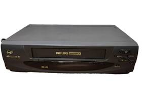 Philips Vrx260at21 Magnavox Vcr Vhs Player Recorder Tested Working- Vtg