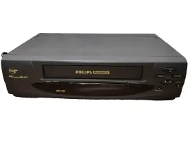 Vrx260at21 Philips Magnavox Vcr Vhs Player Recorder Tested Working- Vtg