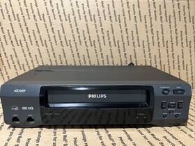 Phillips Vrb411at24 Philips Video Cassette Recorder Vhs Hq 4 Head Vcr - Please Read