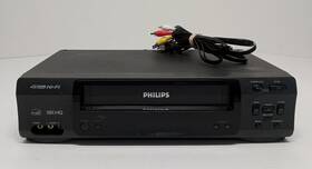 Phillips Vrb611at21 Magnovox Vcr Video Cassette Recorder Vhs Player Tested Works