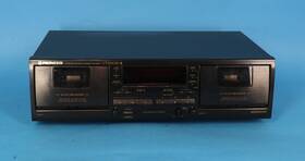 Pioneer Mc235 Stereo Double Cassette Deck Ct-w404r Recorder Player Tested/works Great